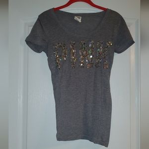 Womens PINK short sleeve tee